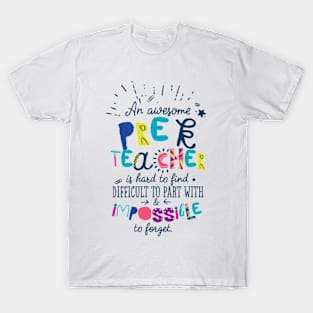 An Awesome Pre-K Teacher Gift Idea - Impossible to forget T-Shirt